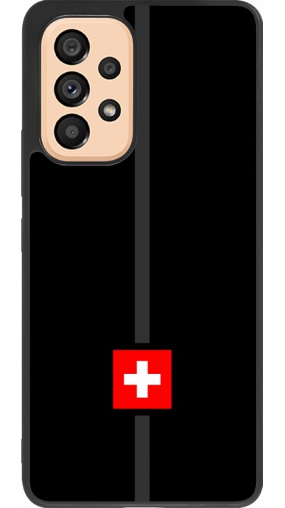 Samsung Galaxy A53 5G Case Hülle - Silikon schwarz Kanton CH schwarz