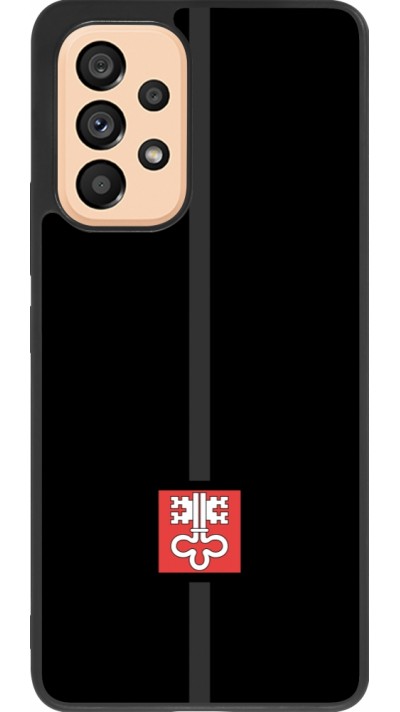 Samsung Galaxy A53 5G Case Hülle - Silikon schwarz Kanton NW schwarz