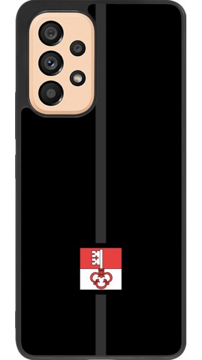 Samsung Galaxy A53 5G Case Hülle - Silikon schwarz Kanton OW schwarz