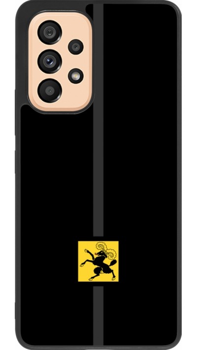 Samsung Galaxy A53 5G Case Hülle - Silikon schwarz Kanton SH schwarz