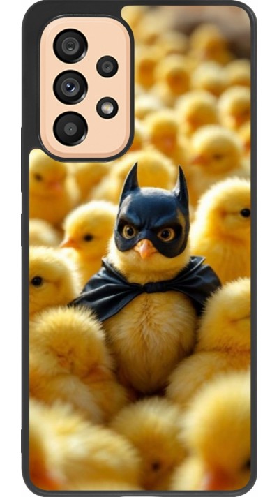 Coque Samsung Galaxy A53 5G - Silicone rigide noir Easter 2026 Chicken Batman