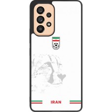 Coque Samsung Galaxy A53 5G - Silicone rigide noir Maillot de football Iran 2026 personnalisable