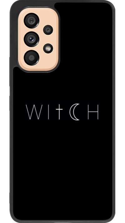 Samsung Galaxy A53 5G Case Hülle - Silikon schwarz Halloween 22 witch word