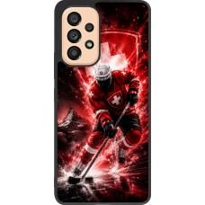 Coque Samsung Galaxy A53 5G - Silicone rigide noir Hockey World Championship Player
