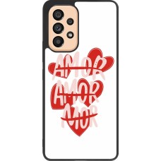 Coque Samsung Galaxy A53 5G - Silicone rigide noir Saint Valentines Day 26 Amor