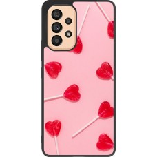 Coque Samsung Galaxy A53 5G - Silicone rigide noir Saint Valentines Day 26 Lollipop
