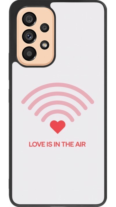 Coque Samsung Galaxy A53 5G - Silicone rigide noir Saint Valentines Day 26 Love is in the air