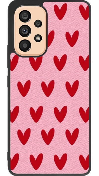 Coque Samsung Galaxy A53 5G - Silicone rigide noir Saint Valentines Day 26 Pattern heart