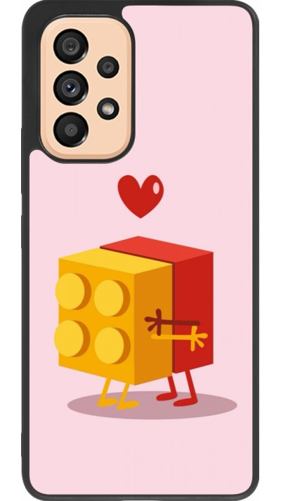 Coque Samsung Galaxy A53 5G - Silicone rigide noir Saint Valentines Day 26 Puzzle