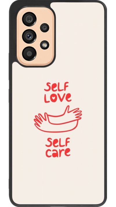 Coque Samsung Galaxy A53 5G - Silicone rigide noir Saint Valentines Day 26 Self love self care