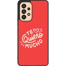 Coque Samsung Galaxy A53 5G - Silicone rigide noir Saint Valentines Day 26 Te quiero mucho