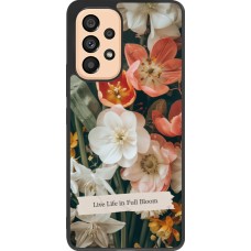 Coque Samsung Galaxy A53 5G - Silicone rigide noir Full Bloom 2026