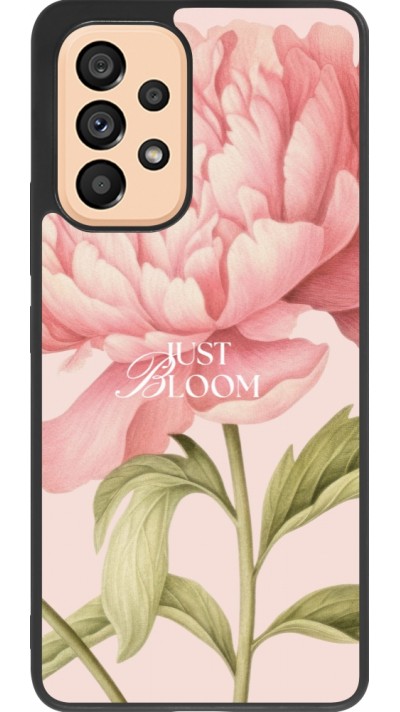 Coque Samsung Galaxy A53 5G - Silicone rigide noir Just Bloom 2026