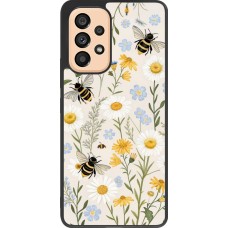 Coque Samsung Galaxy A53 5G - Silicone rigide noir Pattern bees 2026