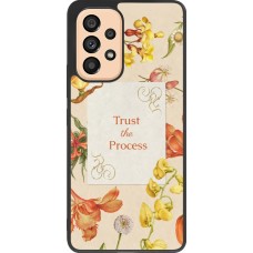 Coque Samsung Galaxy A53 5G - Silicone rigide noir Trust the process Spring 2026
