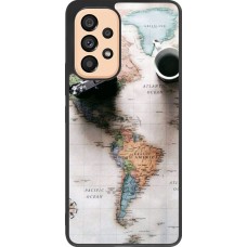 Coque Samsung Galaxy A53 5G - Silicone rigide noir Travel 01