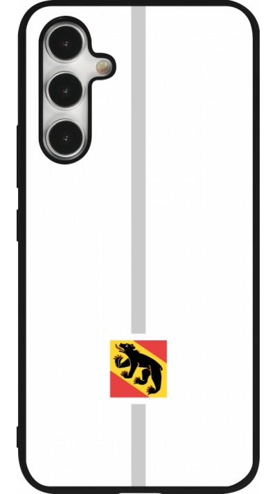 Samsung Galaxy A54 Case Hülle - Silikon schwarz Kanton BE weiss