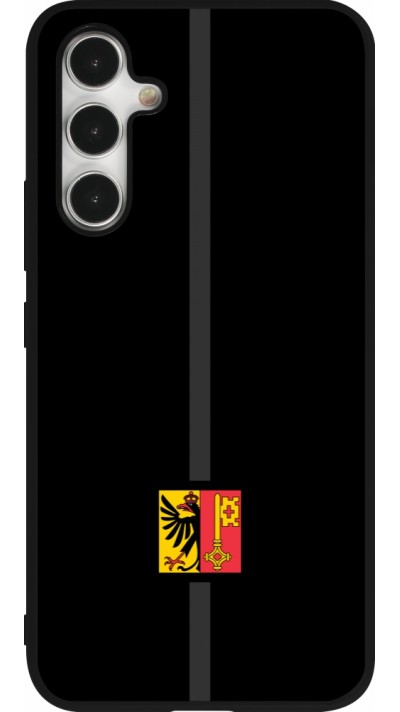 Samsung Galaxy A54 Case Hülle - Silikon schwarz Kanton GE schwarz