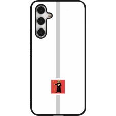 Samsung Galaxy A54 Case Hülle - Silikon schwarz Kanton GL weiss