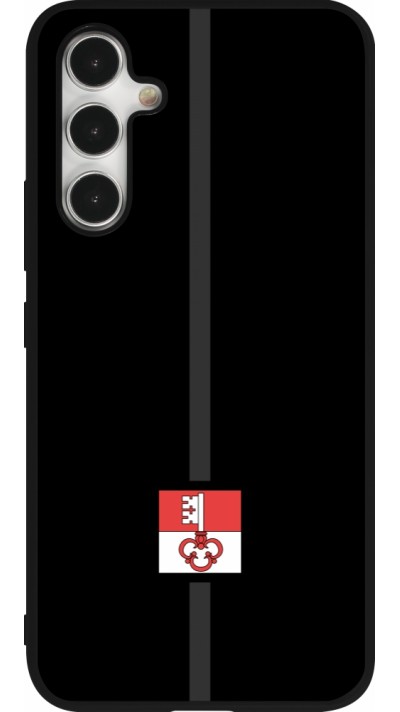 Samsung Galaxy A54 Case Hülle - Silikon schwarz Kanton OW schwarz