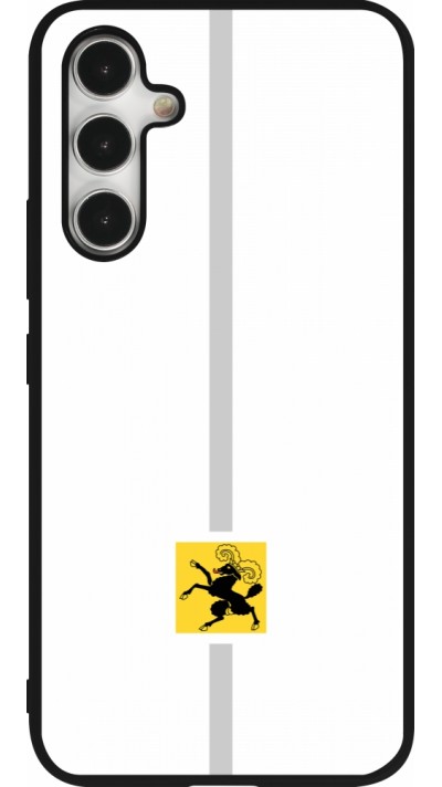 Samsung Galaxy A54 Case Hülle - Silikon schwarz Kanton SH weiss