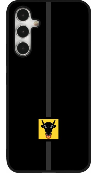 Samsung Galaxy A54 Case Hülle - Silikon schwarz Kanton UR schwarz