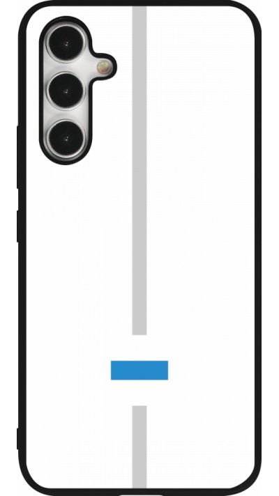 Samsung Galaxy A54 Case Hülle - Silikon schwarz Kanton ZG weiss