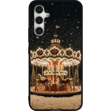 Coque Samsung Galaxy A54 5G - Silicone rigide noir Christmas 25 Carousel