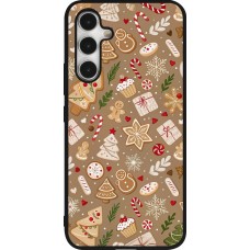 Coque Samsung Galaxy A54 5G - Silicone rigide noir Christmas 25 Pattern Ginger Cookie