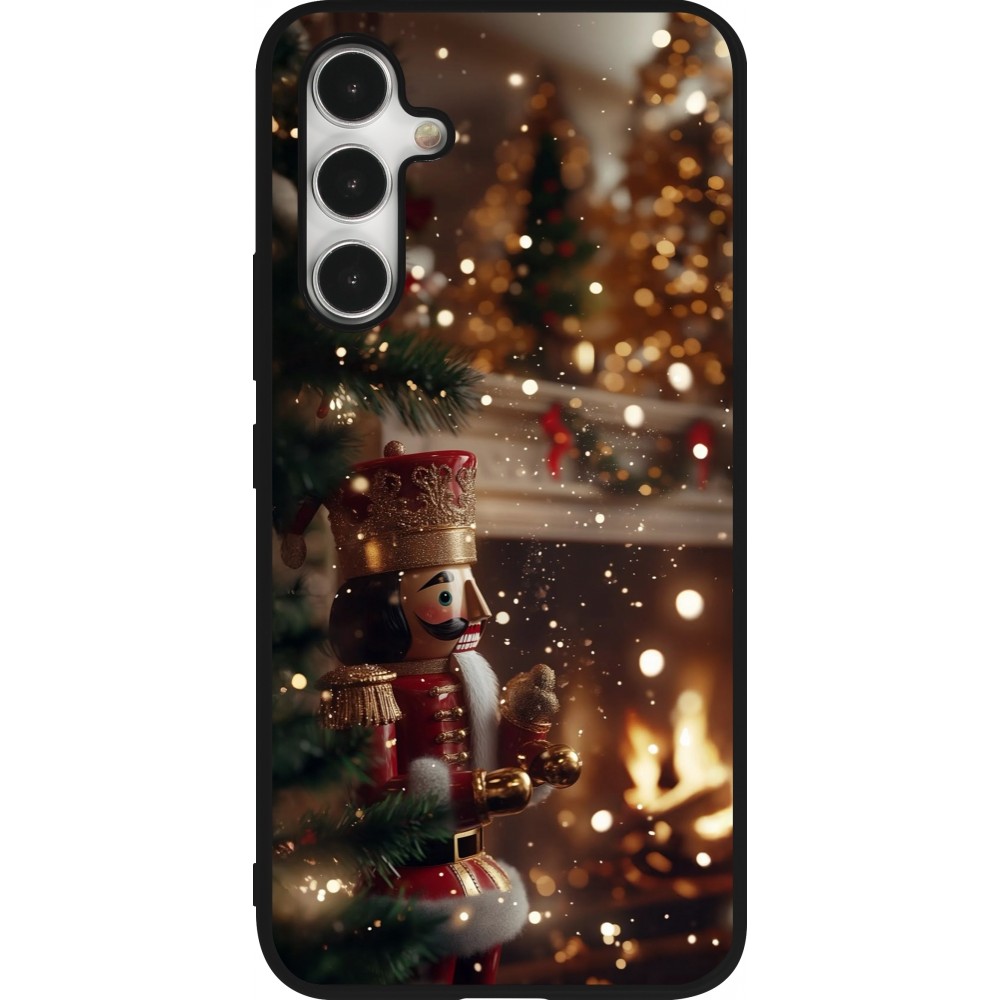 Coque Samsung Galaxy A54 5G - Silicone rigide noir Christmas 25 Xmas Nutcracker