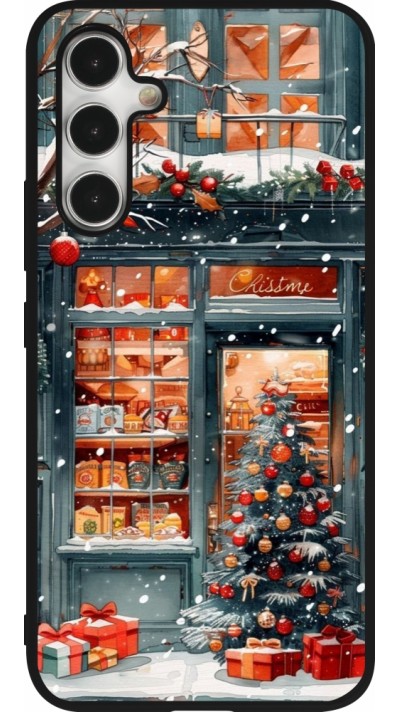 Coque Samsung Galaxy A54 5G - Silicone rigide noir Christmas 25 Xmas Shop