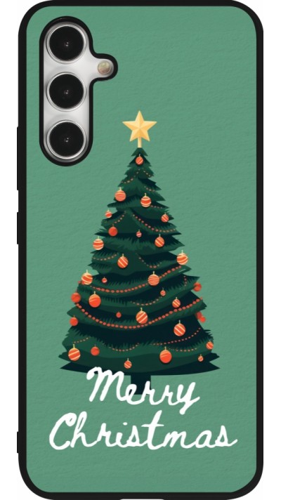 Coque Samsung Galaxy A54 5G - Silicone rigide noir Christmas 25 Xmas Tree