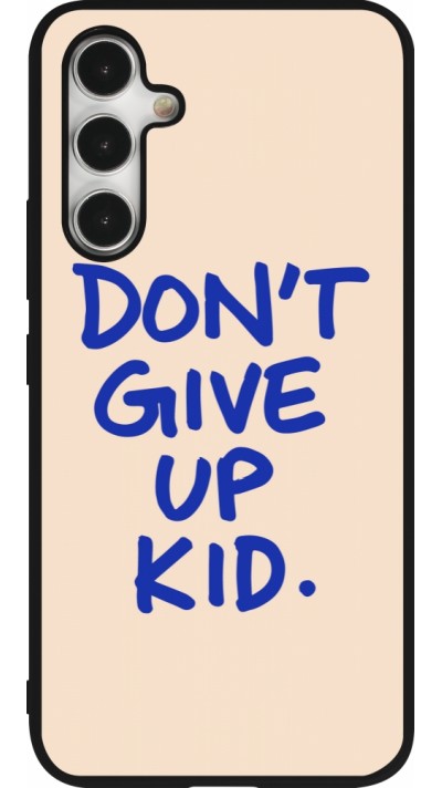 Coque Samsung Galaxy A54 5G - Silicone rigide noir Dont give up kid 2026