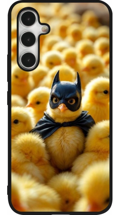 Coque Samsung Galaxy A54 5G - Silicone rigide noir Easter 2026 Chicken Batman