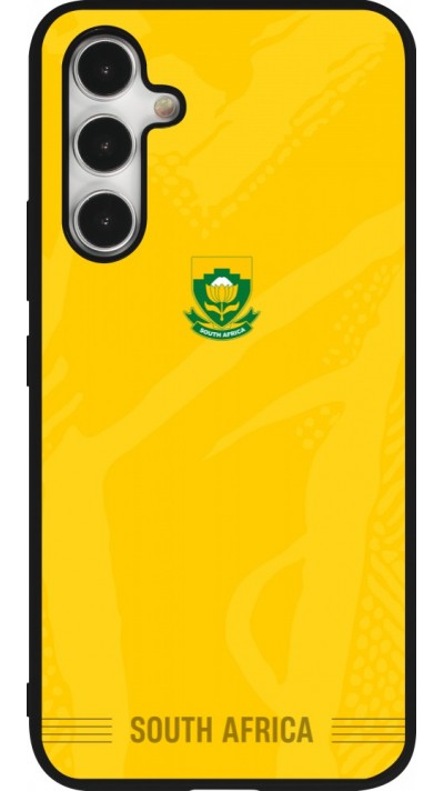 Coque Samsung Galaxy A54 5G - Silicone rigide noir Maillot de football Afrique du Sud 2026 personnalisable