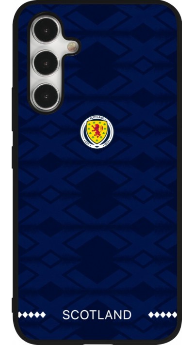 Coque Samsung Galaxy A54 5G - Silicone rigide noir Maillot de football Ecosse 2026 personnalisable