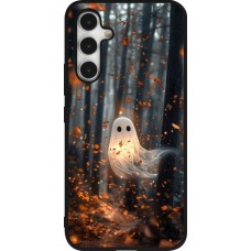 Coque Samsung Galaxy A54 5G - Silicone rigide noir Halloween 2025 Ghost in the forest