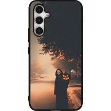 Coque Samsung Galaxy A54 5G - Silicone rigide noir Halloween 2025 Scream