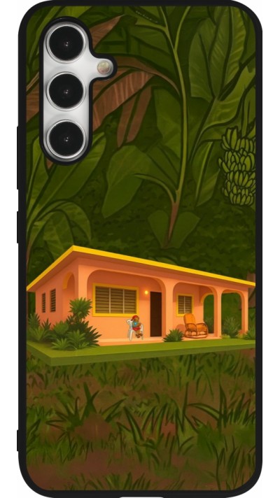 Coque Samsung Galaxy A54 5G - Silicone rigide noir Benitos house DTMF