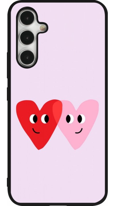 Coque Samsung Galaxy A54 5G - Silicone rigide noir Saint Valentines Day 26 Heart
