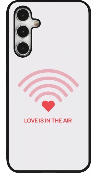 Coque Samsung Galaxy A54 5G - Silicone rigide noir Saint Valentines Day 26 Love is in the air