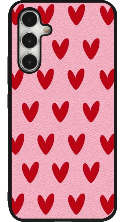 Coque Samsung Galaxy A54 5G - Silicone rigide noir Saint Valentines Day 26 Pattern heart