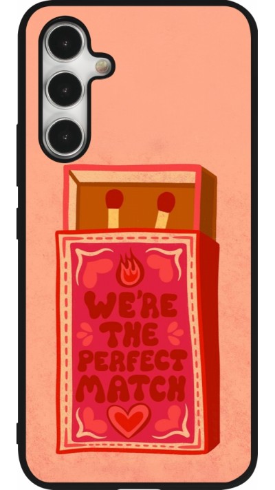 Coque Samsung Galaxy A54 5G - Silicone rigide noir Saint Valentines Day 26 Perfect Match