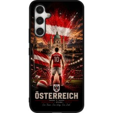 Coque Samsung Galaxy A54 5G - Silicone rigide noir Football Autriche splash 2026