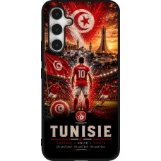Coque Samsung Galaxy A54 5G - Silicone rigide noir Football Tunisie splash 2026