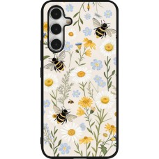 Coque Samsung Galaxy A54 5G - Silicone rigide noir Pattern bees Spring 2026