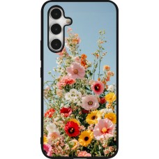Coque Samsung Galaxy A54 5G - Silicone rigide noir Spring flowers Spring 2026