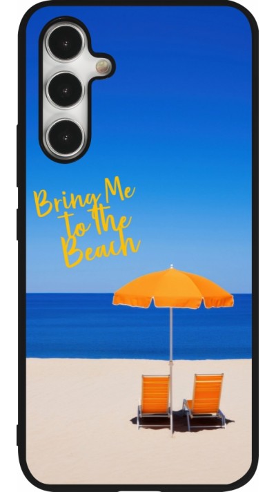 Coque Samsung Galaxy A54 5G - Silicone rigide noir Summer 2025 Bring me to the beach