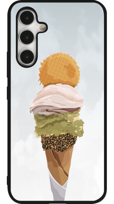 Coque Samsung Galaxy A54 5G - Silicone rigide noir Summer 2025 Cornet