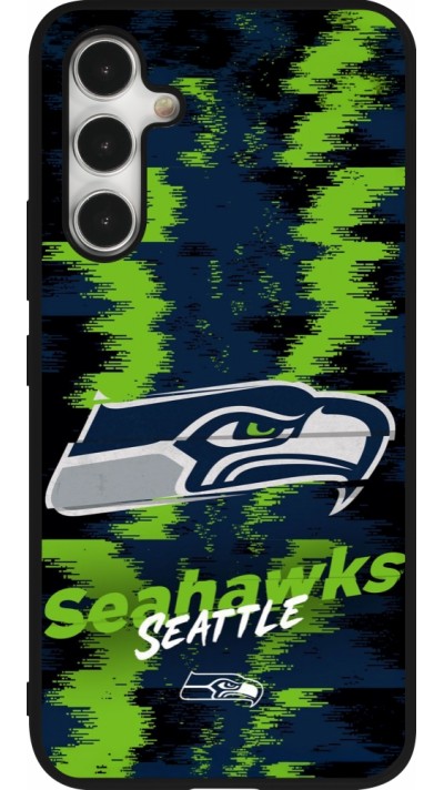Coque Samsung Galaxy A54 5G - Silicone rigide noir Super Bowl 26 Seattle 2